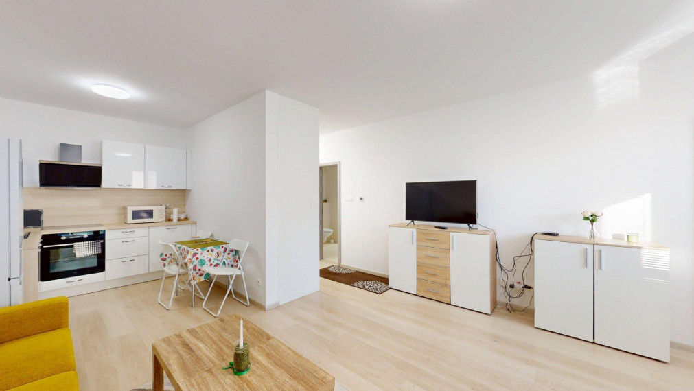 Prenájom kompletne zariadeného 2-izbového bytu v novostavbe aj s parkovaním, Devínska nová ves- Vukovarska, 3D prehliadka