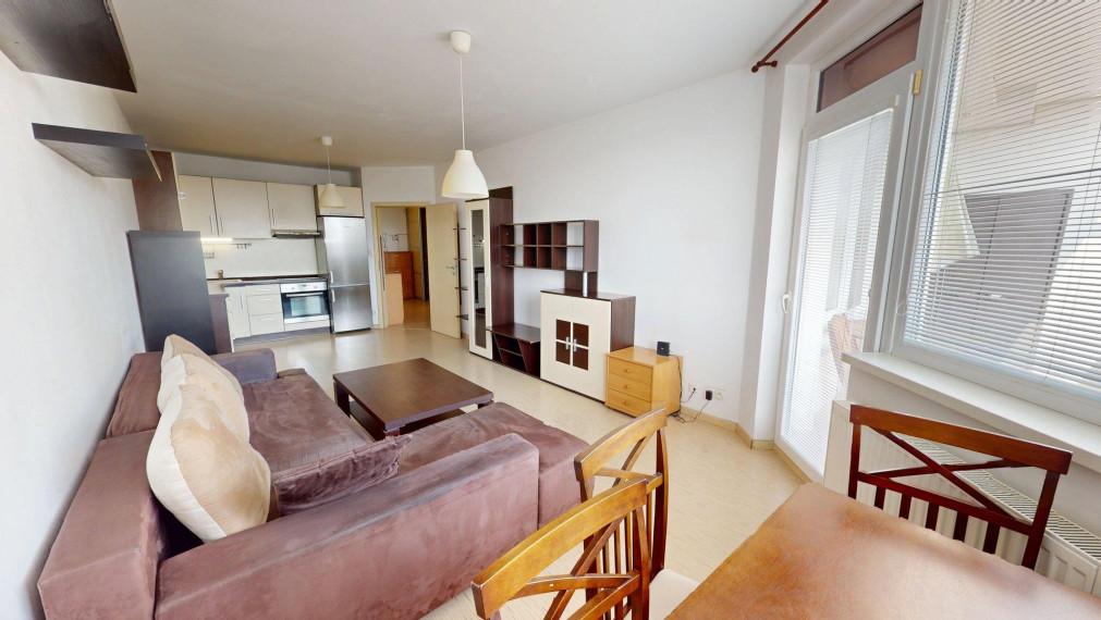 Predaj 2-izbového bytu s parkovaním, Ružinov- Nivy, Jégého ulica, 3D prehliadka