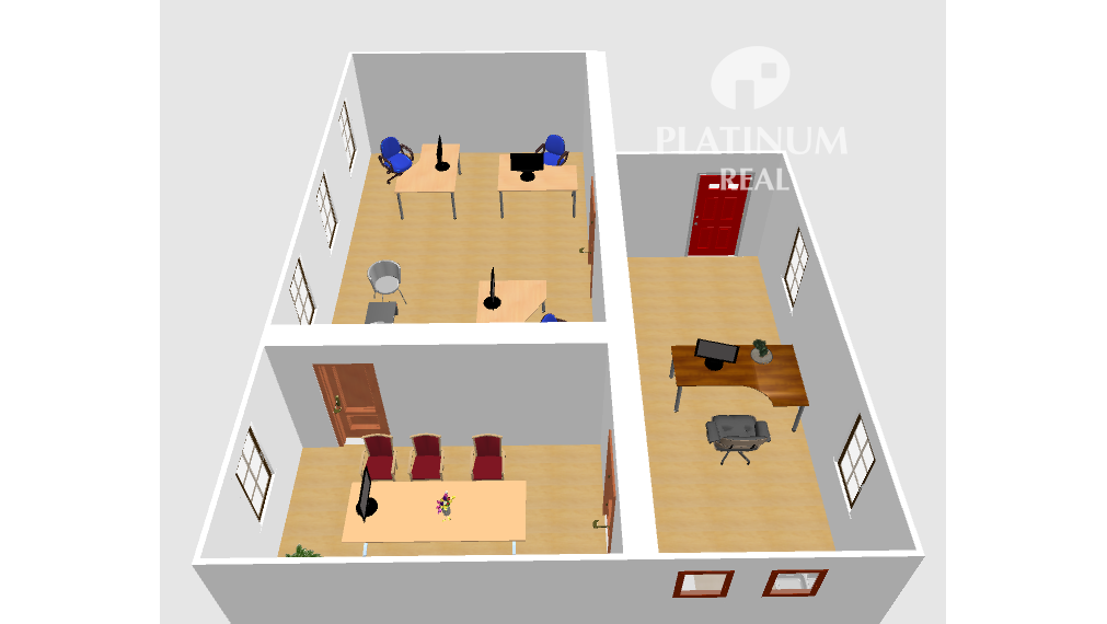 Kancelárske priestory v Starom Meste - Štefanovičová ul. 76 m2, historicka budova, klimatizácia