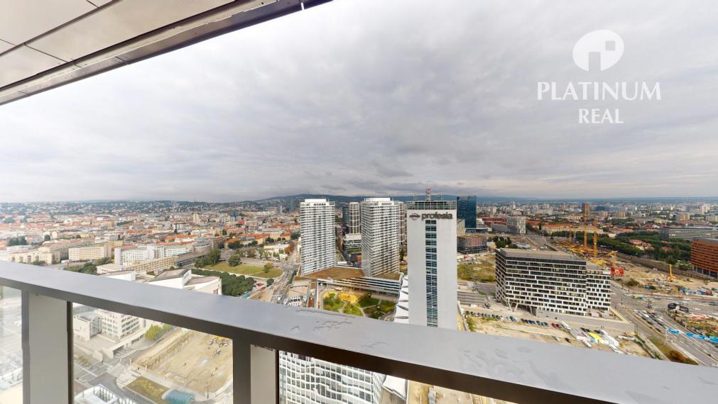 EUROVEA TOWER 32.poschodie, 2-izb s exkluzívnym výhľadom, parkovanie + sklad  ✅ 3D prehliadka ✅