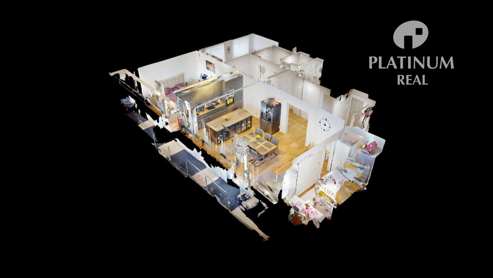 Predaj 4-izb bytu, Ružinov- Nivy, tehlová stavba, zrekonštruovaný, západná orientácia