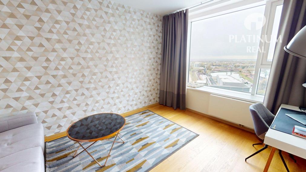 3 izbový byt s terasou a garážou v PANORAMA CITY, 25. poschodie, veža I.