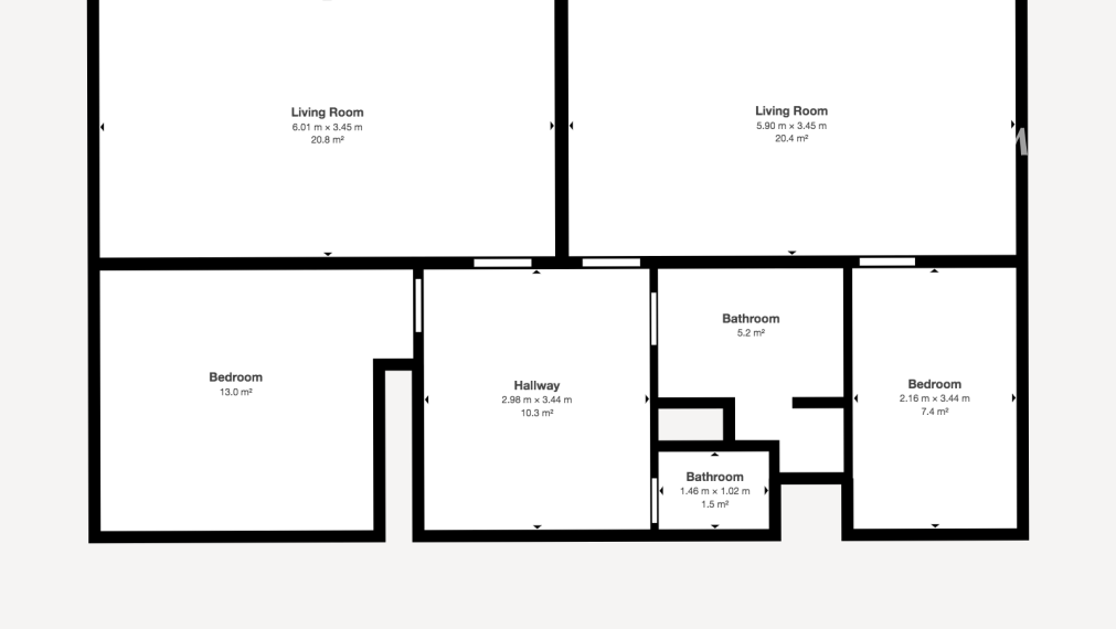 3 izbový byt po rekonštrukcii s výmerou 85,25 m2 v starej časti Petržalky
