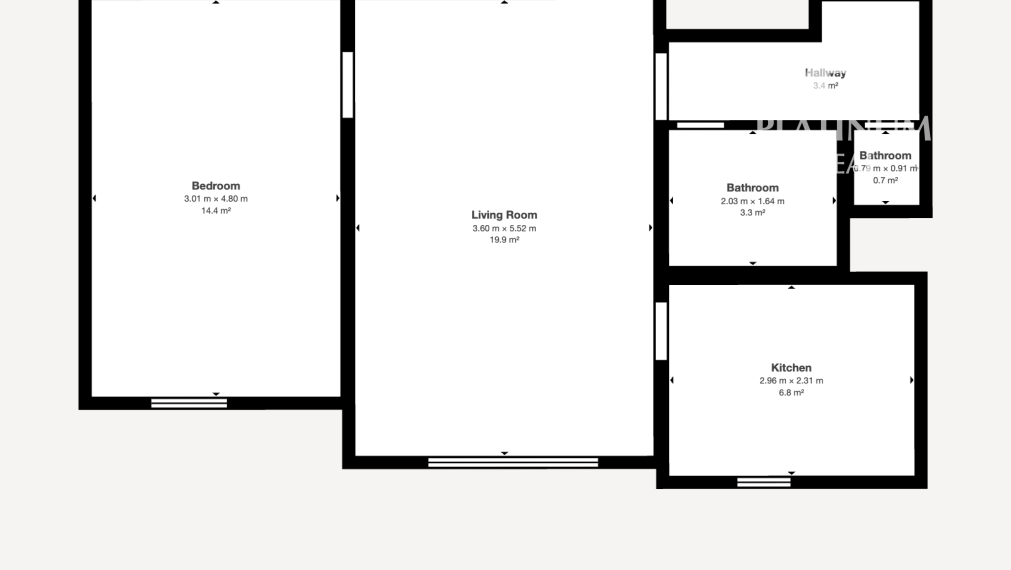 Prenájom 2 iz.bytu po novej kompletnej rekonštrukcii, nový nábytok