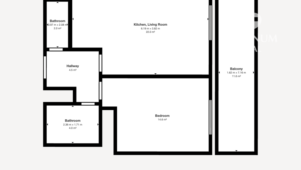 2 izb.byt v novostavbe so slnečnou veľkou loggiou a parkovaním v Ružinove