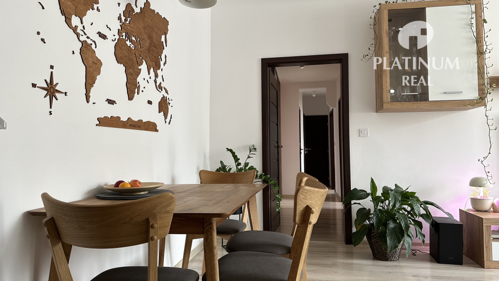 3 izbový zariadený a zrekonštruovaný byt v Ružinove