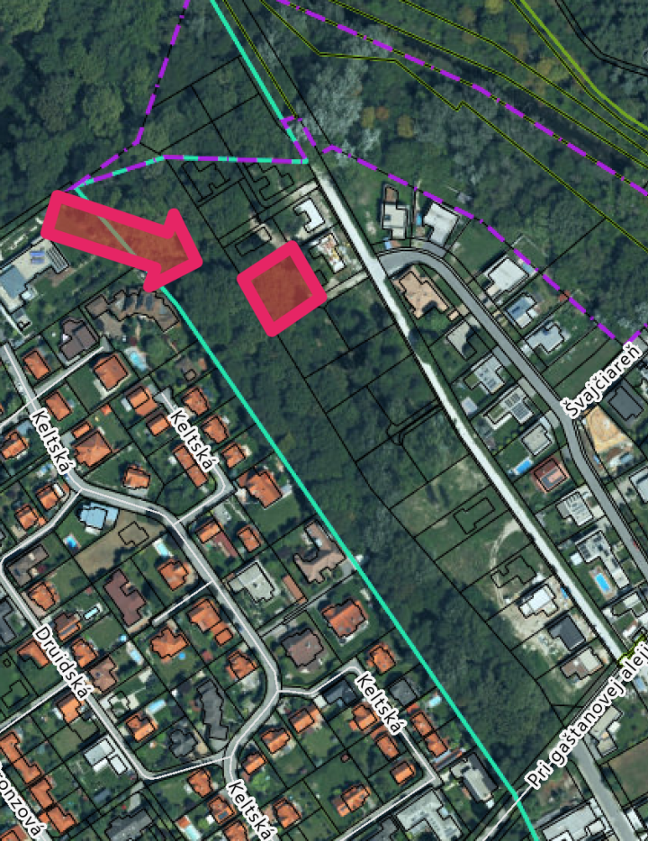 Exkluzívny stavebný pozemok pre rodinný dom, ideálny tvar